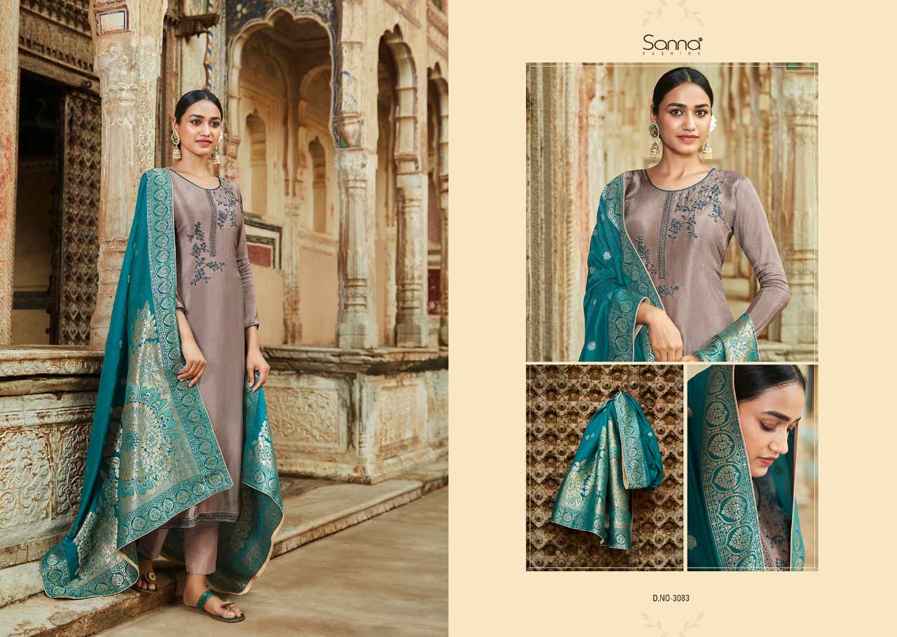 Sanna Silk Jacquard Premium Collection Of Salwar Suit Sanna Silk Jacquard Premium Collection Of Salwar Suit